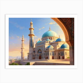 Islamic Mosque 13 Art Print