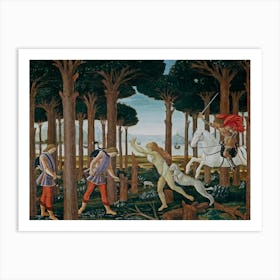 Sandro Botticelli Slaying Of Satan Art Print