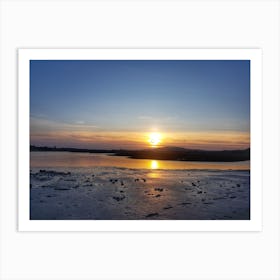 Beautiful welsh sunset Art Print