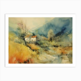 House On The Hill Art Print