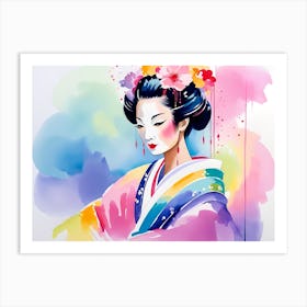 Geisha 132 Art Print