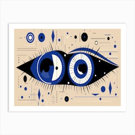 Eye Of The Gods 1 Art Print