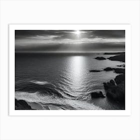 Cliffs Of Cornwall Art Print