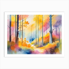 Autumn Forest 51 Art Print