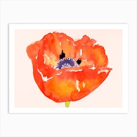 Red Poppy Painting Art Print