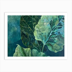 Green Leaves 5 Art Print