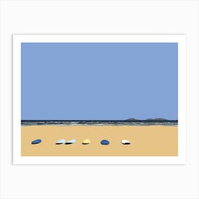 Lanzarote, Surf, Beach, Cliffs Art Print