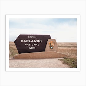 Badlands National Park Art Print