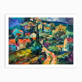 Village Road Art Print