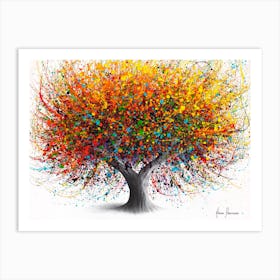 Tree Of Festivity Art Print
