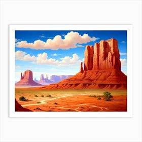 Monument Valley 3 Art Print