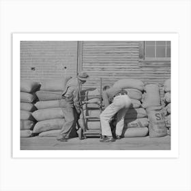 Sacked Seed At Mill, Ontario, Oregon By Russell Lee Art Print
