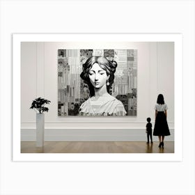 Portrait Of A Woman 19 Art Print