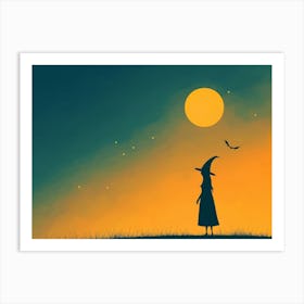 Halloween 4x3 Art Print