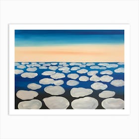 Georgia O'Keeffe - Sky Above Clouds,IV Art Print