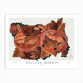 William Morris Prints Acanthus Autumn Fall Leaves Original Landscapes Landscape Botanical Vintage Art Print