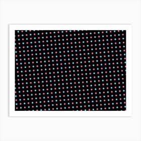 Pattern Dots Dot Seamless Art Print