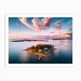 Finland At Sunset Art Print