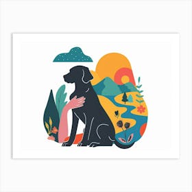 Dog Portrait 1 Art Print