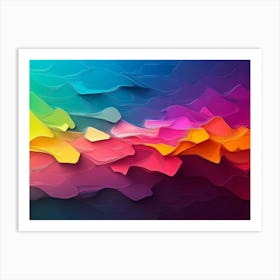 Colorful Abstract 5 Art Print