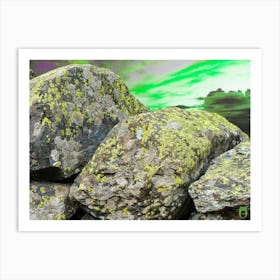 Mossy Rocks 202308181246224rt1pub Art Print