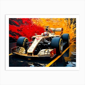 Lotus F1 Car Art Print