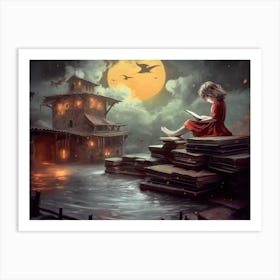 Joy Of Reading 3 Art Print