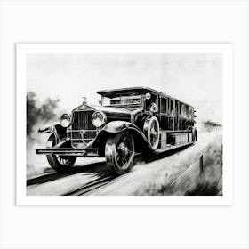 Vintage Car 5 Art Print