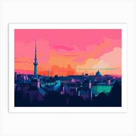 Tallinn Skyline 2 Art Print