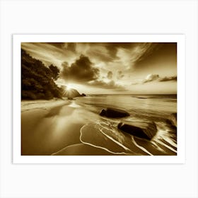 Sunset Beach 9 Art Print