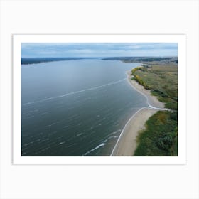 Togliatti Volga River, Kuybyshev Reservoir. River Art Print Art Print