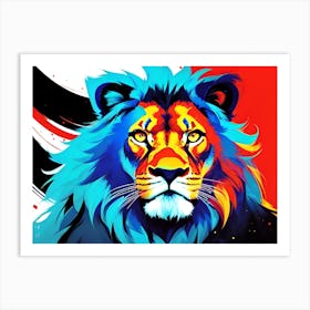 Lion Painting 30 Art Print