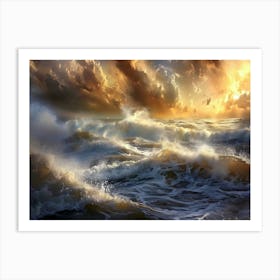 Stormy Seas Art Print