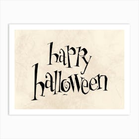 happy halloween Art Print