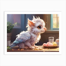 Griffon Hatchling Art Print