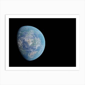 Earth From Space 5 Art Print