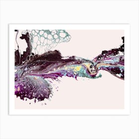 Water Splashes Art Print