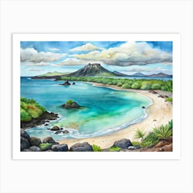 Hawaiian Beach Art Print