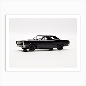Toy Car 68 Dodge Dart Black Art Print
