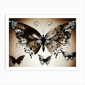 Butterfly Wings 3 Art Print