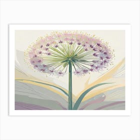 Allium 30 Art Print