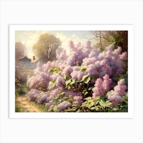 Lilac Blossoms In Spring 1 Art Print