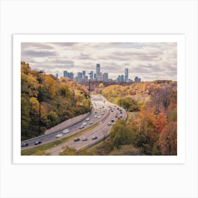 Toronto Autumn Views Art Print