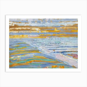 Dunes With Beach, Piet Mondrian Art Print