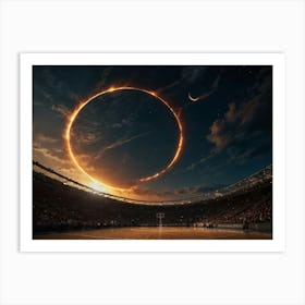 Eclipse Of The Sun 11 Art Print