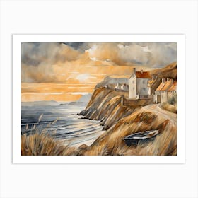 European Coastal Painting (203) Art Print