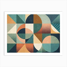 Geometric Abstract Pattern Art Print