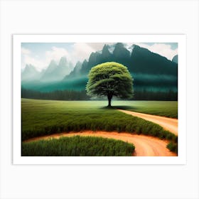 Lone Tree 2 Art Print