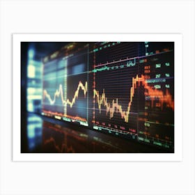 Stock Market - Stock Market Stock Videos & Royalty-Free Footage 1 Art Print