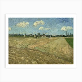 Geploegde Akkers, Vincent Van Gogh Art Print
